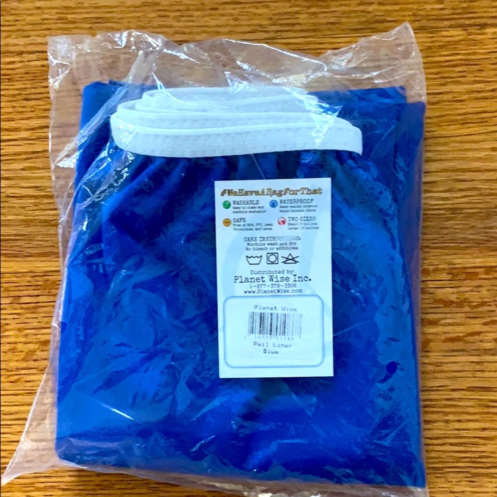 Planet Wise Large Pail Liner - Blue